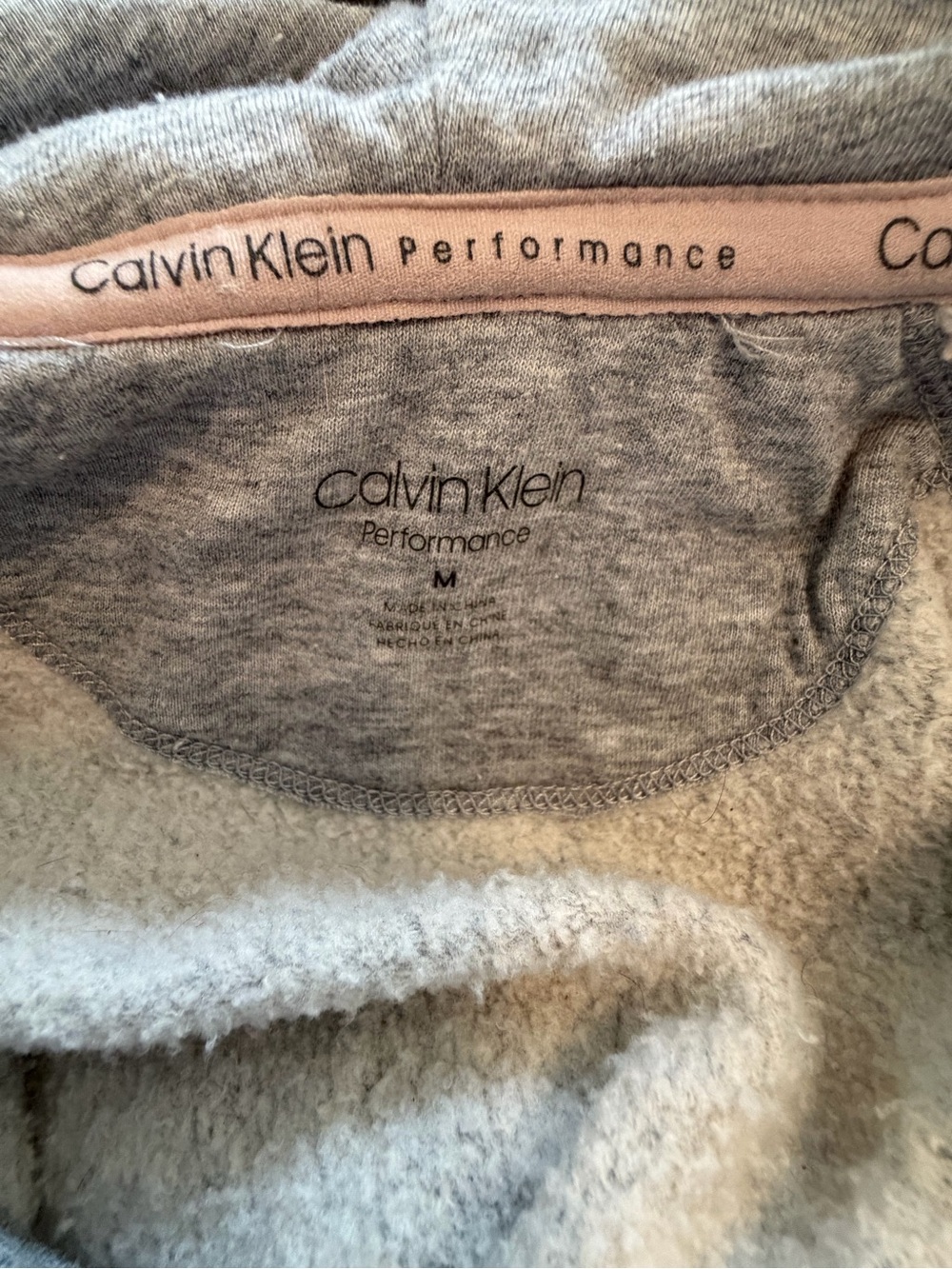 Calvin Klein Gray Sweatshirt Performance Pullover Sweater - Picture 4 of 4
